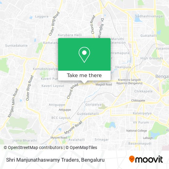 Shri Manjunathaswamy Traders map