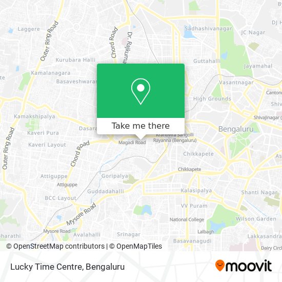 Lucky Time Centre map