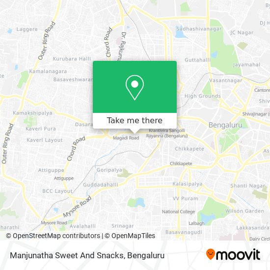 Manjunatha Sweet And Snacks map