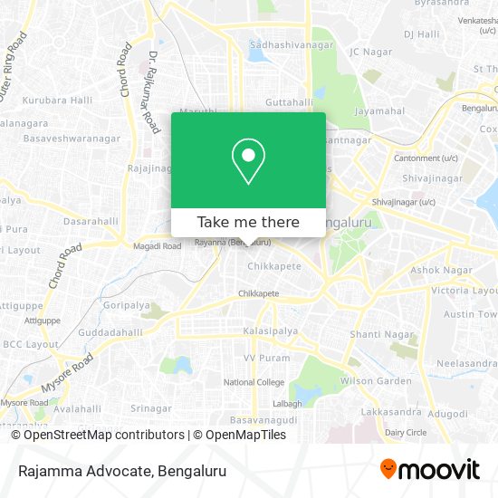 Rajamma Advocate map