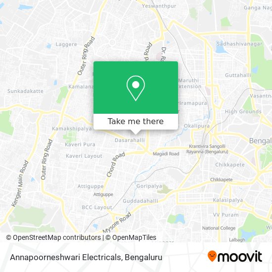 Annapoorneshwari Electricals map