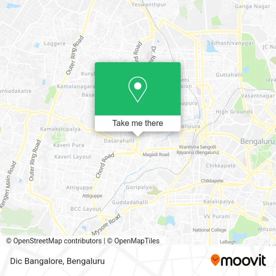 Dic Bangalore map