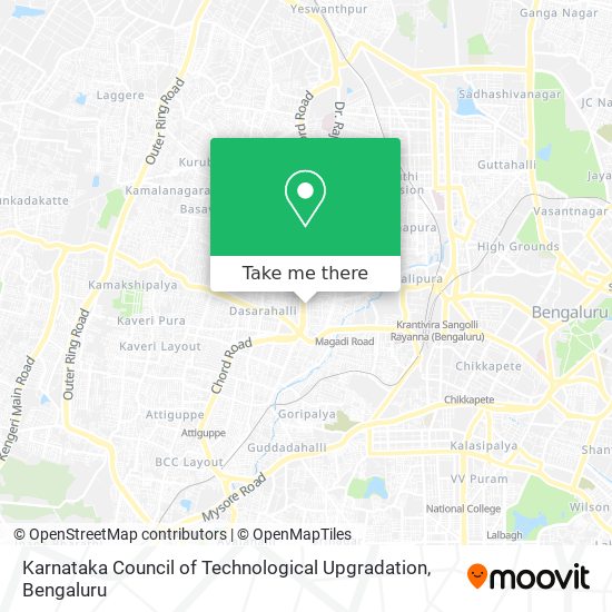 Karnataka Council of Technological Upgradation map