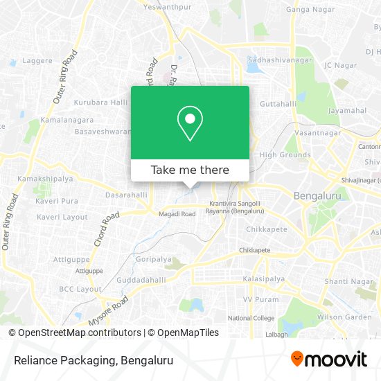 Reliance Packaging map