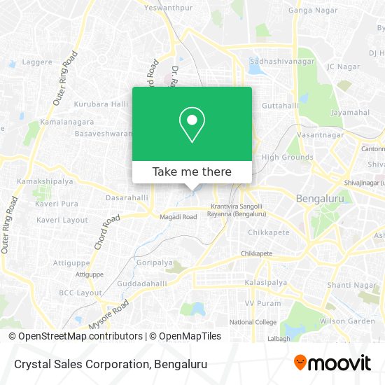 Crystal Sales Corporation map