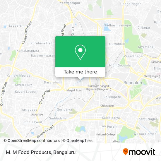 M. M Food Products map