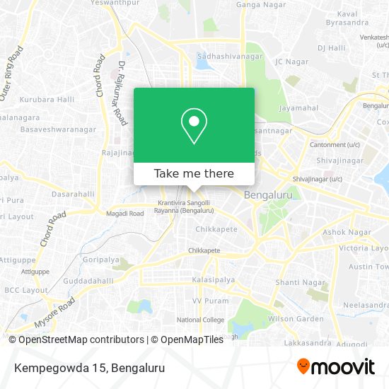 Kempegowda 15 map
