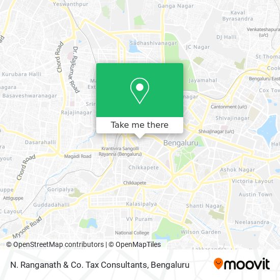 N. Ranganath & Co. Tax Consultants map
