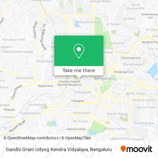 Gandhi Gram Udyog Kendra Vidyalaya map