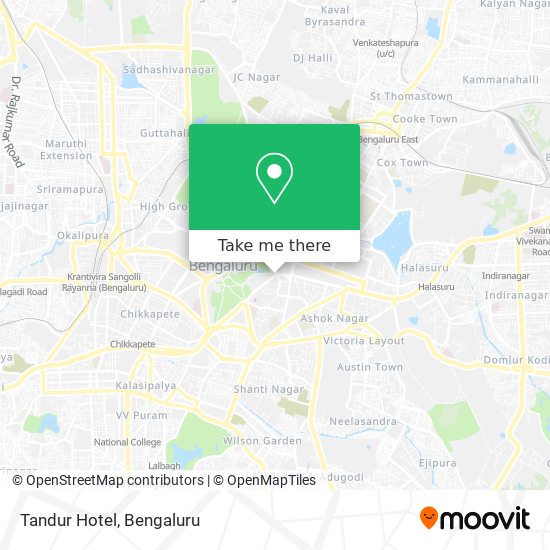 Tandur Hotel map