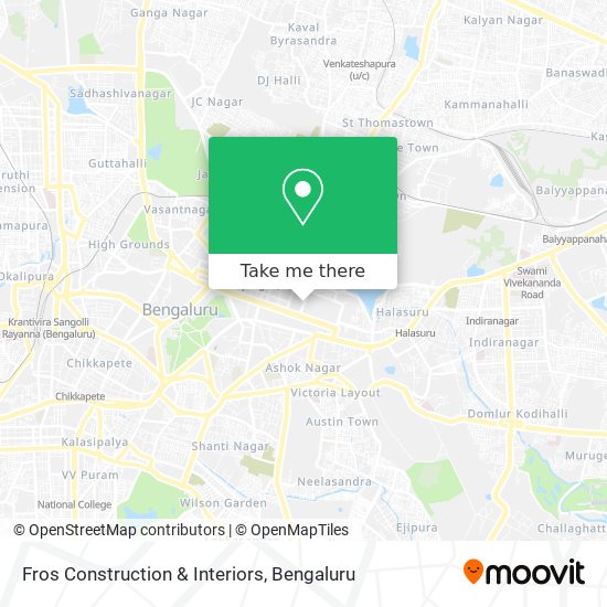 Fros Construction & Interiors map