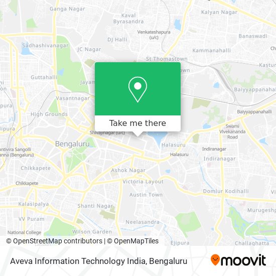 Aveva Information Technology India map