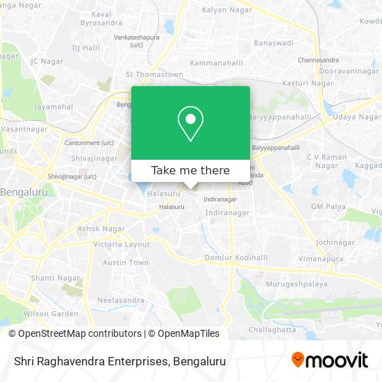 Shri Raghavendra Enterprises map