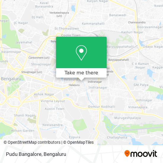 Pudu Bangalore map
