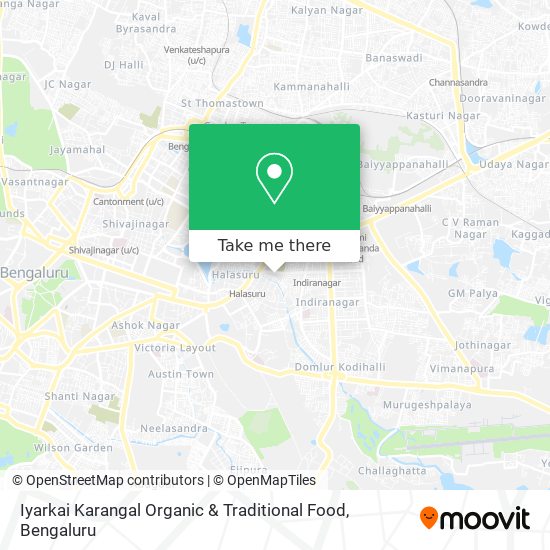 Iyarkai Karangal Organic & Traditional Food map