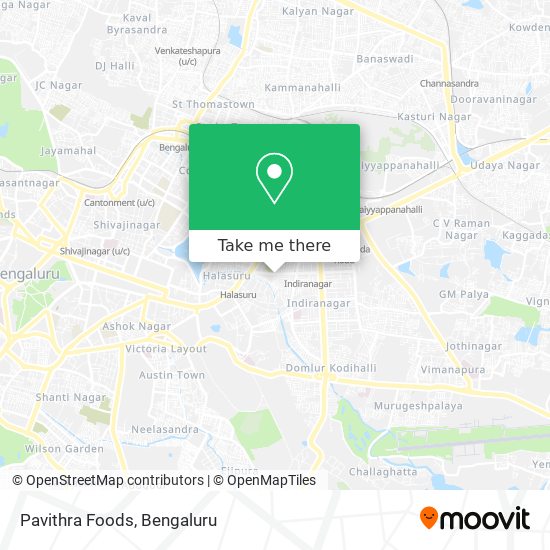 Pavithra Foods map