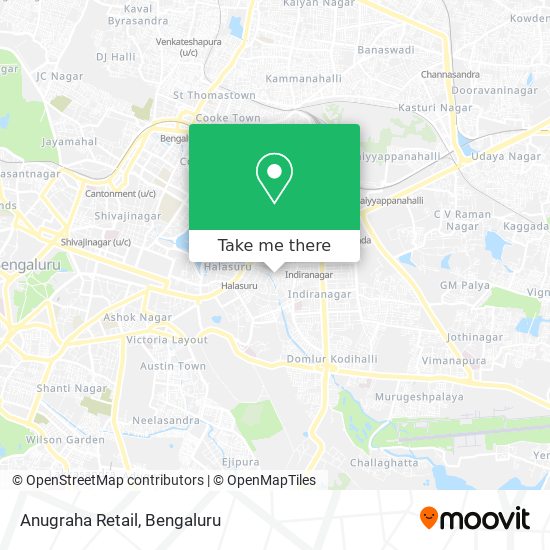Anugraha Retail map