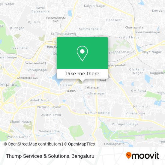 Thump Services & Solutions map