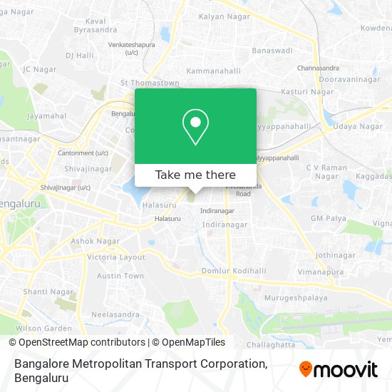 Bangalore Metropolitan Transport Corporation map