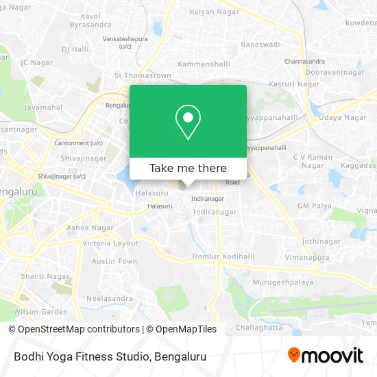 Bodhi Yoga Fitness Studio map