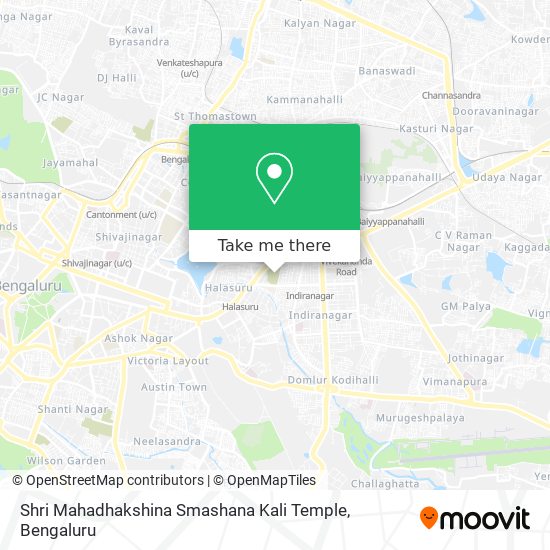 Shri Mahadhakshina Smashana Kali Temple map