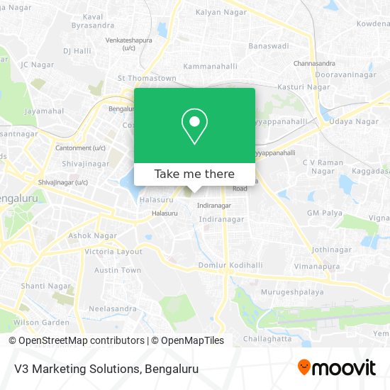V3 Marketing Solutions map