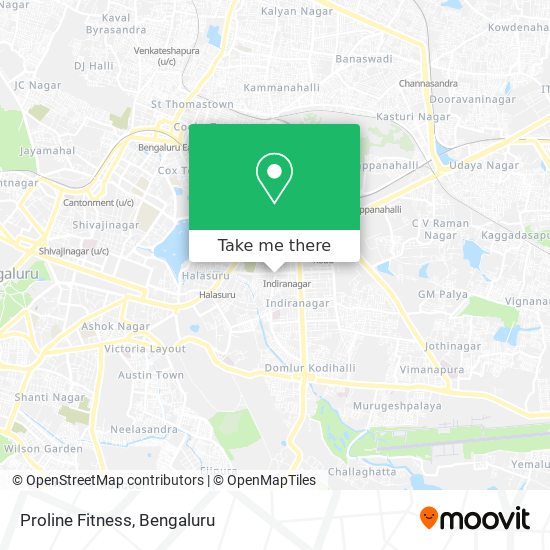 Proline Fitness map