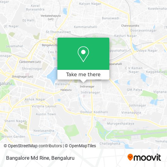 Bangalore Md Rine map