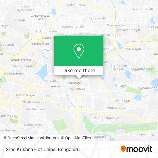 Sree Krishna Hot Chips map