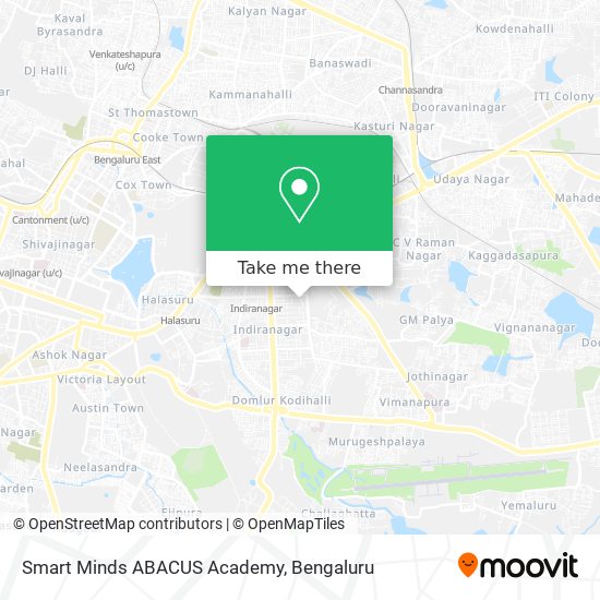 Smart Minds ABACUS Academy map