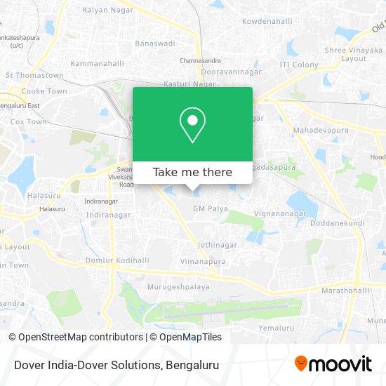 Dover India-Dover Solutions map