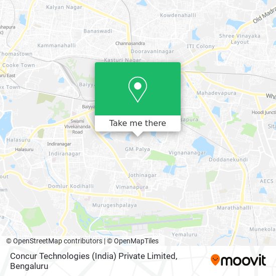 Concur Technologies (India) Private Limited map