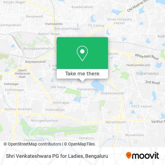 Shri Venkateshwara PG for Ladies map