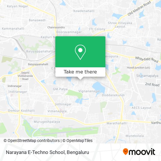 Narayana E-Techno School map