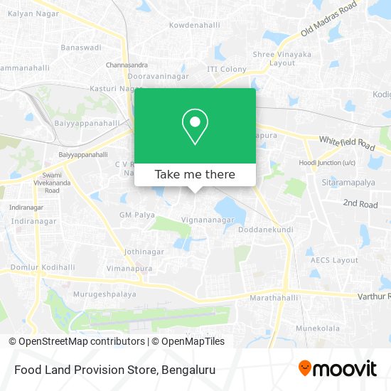 Food Land Provision Store map