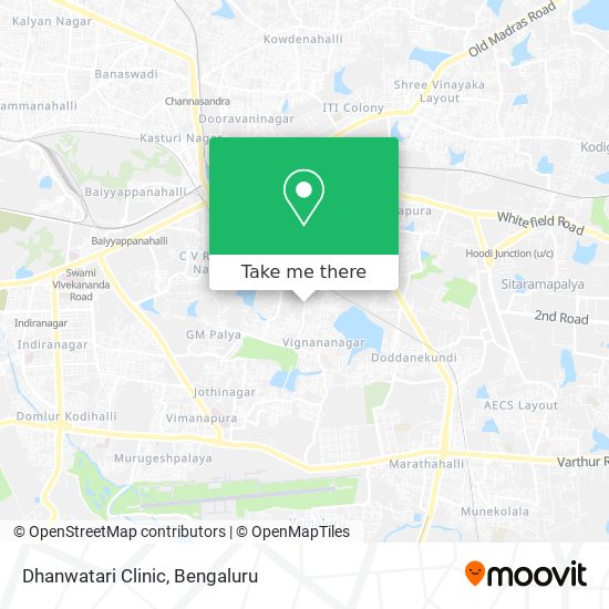 Dhanwatari Clinic map