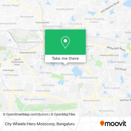 City Wheels-Hero Motocorp map