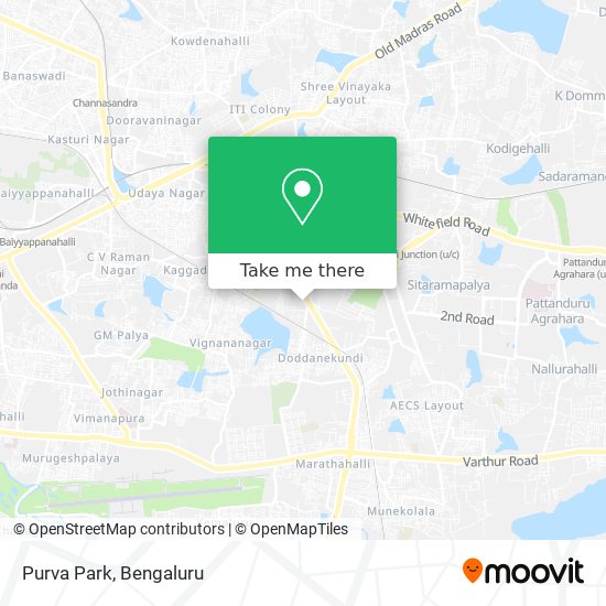 Purva Park map