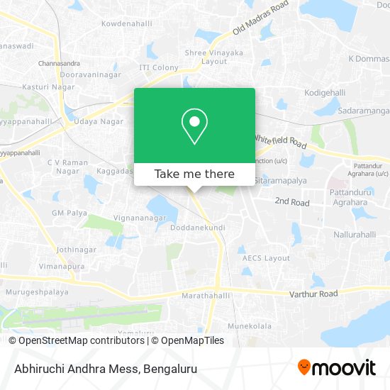 Abhiruchi Andhra Mess map