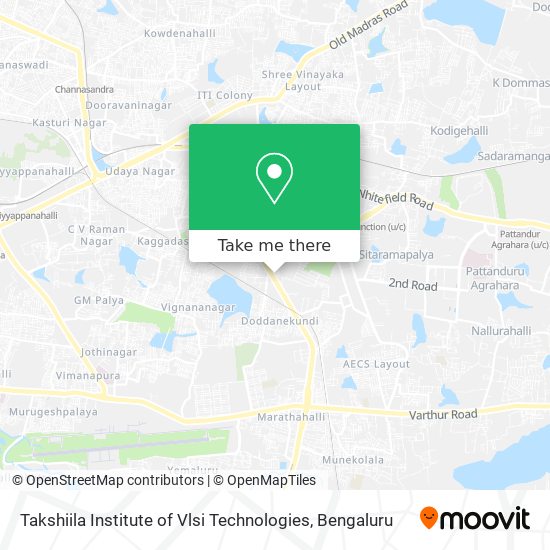 Takshiila Institute of Vlsi Technologies map