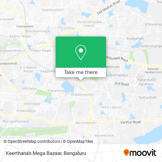 Keerthana's Mega Bazaar map