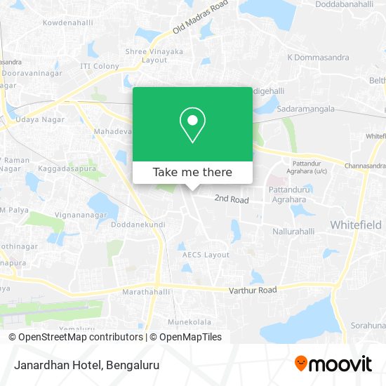 Janardhan Hotel map