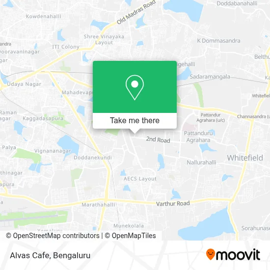 Alvas Cafe map