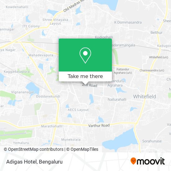 Adigas Hotel map