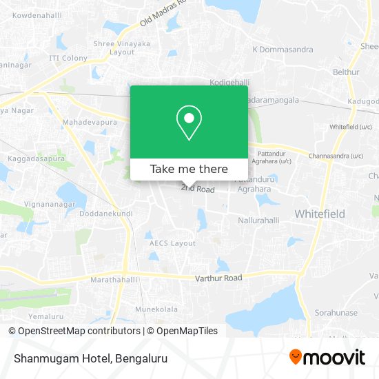 Shanmugam Hotel map