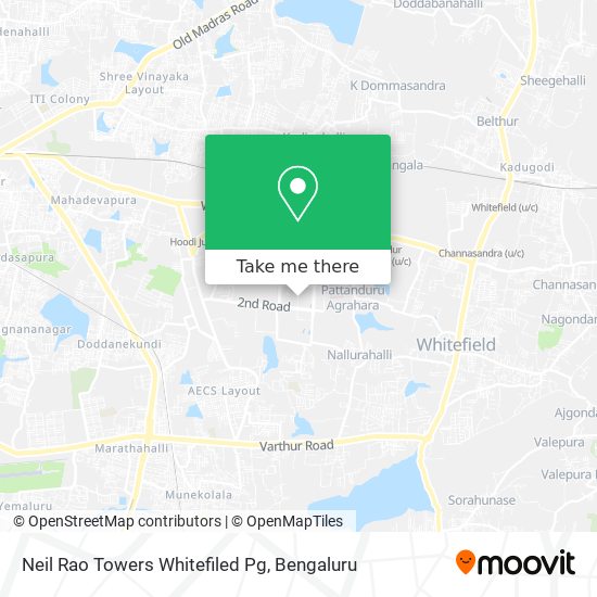 Neil Rao Towers Whitefiled Pg map
