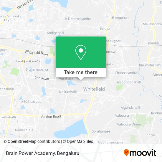 Brain Power Academy map