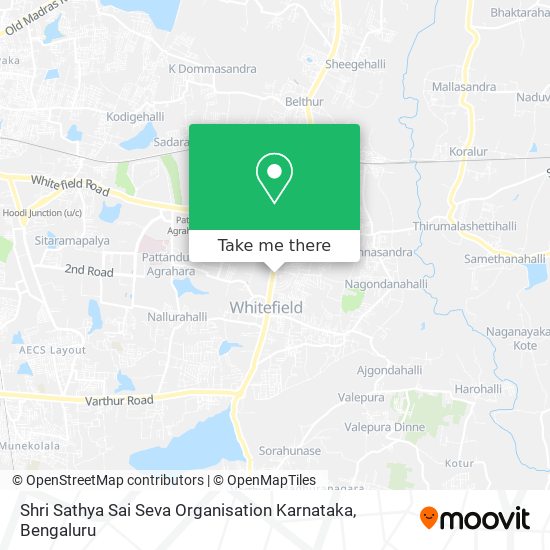 Shri Sathya Sai Seva Organisation Karnataka map