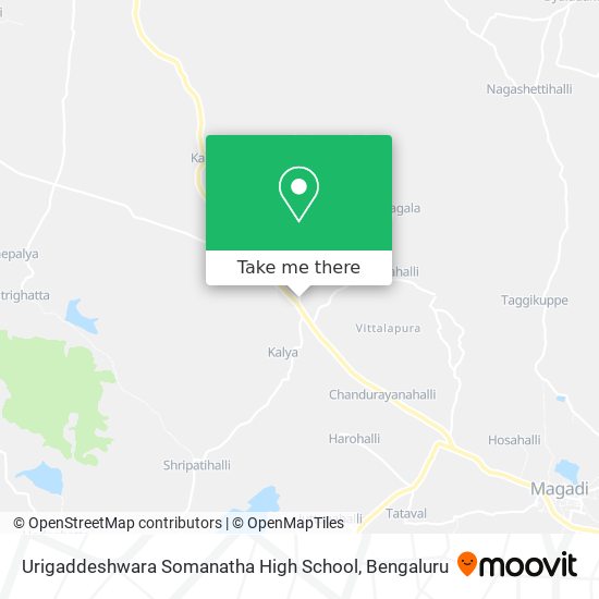 Urigaddeshwara Somanatha High School map