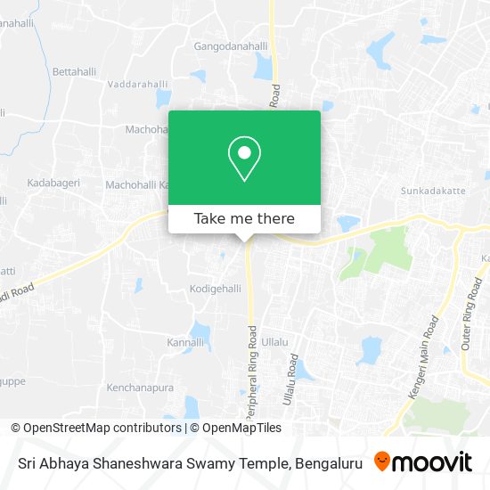 Sri Abhaya Shaneshwara Swamy Temple map